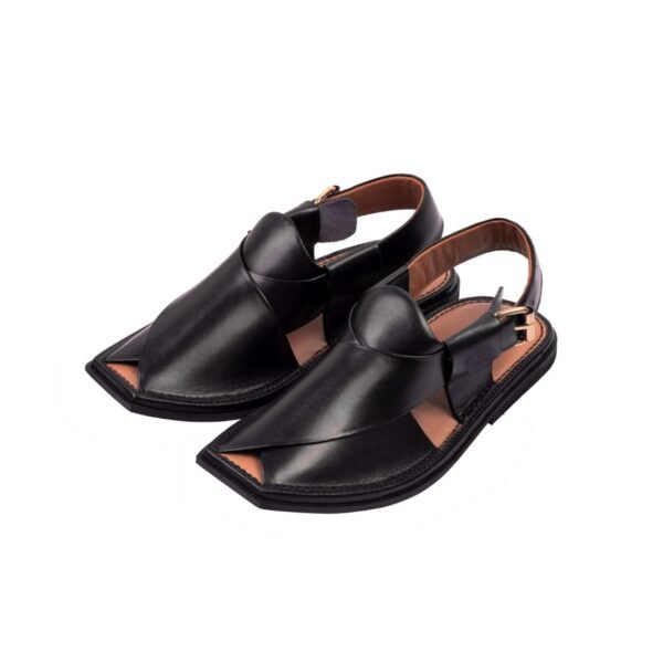 Markhor Black Chappal
