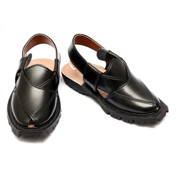 Norozi Black Chappal