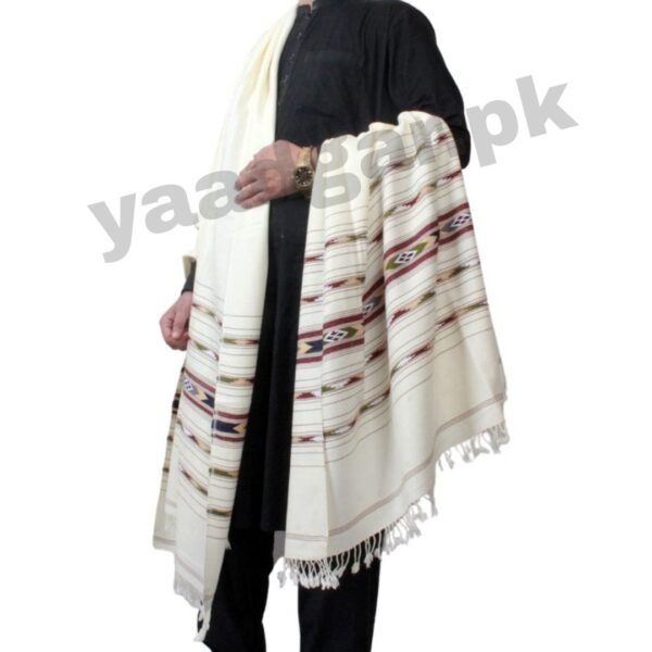 Nawab,s bumble cream shawl - Image 3